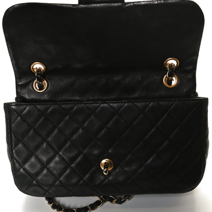 Chanel Lambskin Quilted Single Flap Black 14 of 15