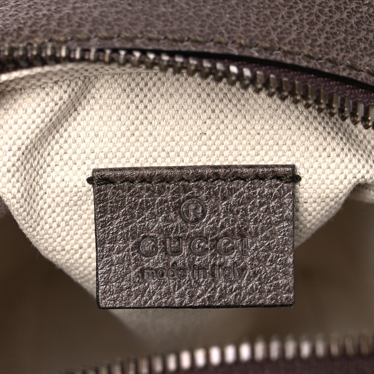 Gucci GG Supreme Monogram Textured Dollar Calfskin Web Mini Ophidia Basketball Shaped Shoulder Bag Beige Ebony New Acero 6 of 10