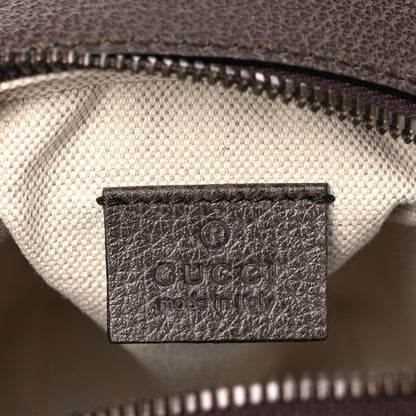 Gucci GG Supreme Monogram Textured Dollar Calfskin Web Mini Ophidia Basketball Shaped Shoulder Bag Beige Ebony New Acero 6 of 10