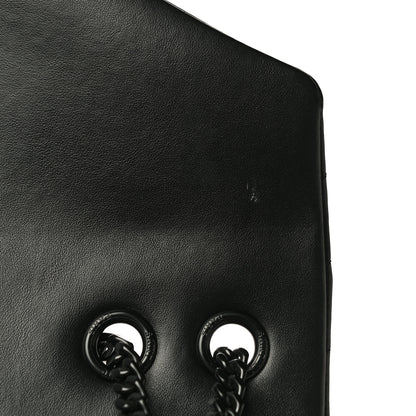 Saint Laurent Calfskin Y Quilted Monogram Medium Loulou Chain Satchel Black 10 of 11