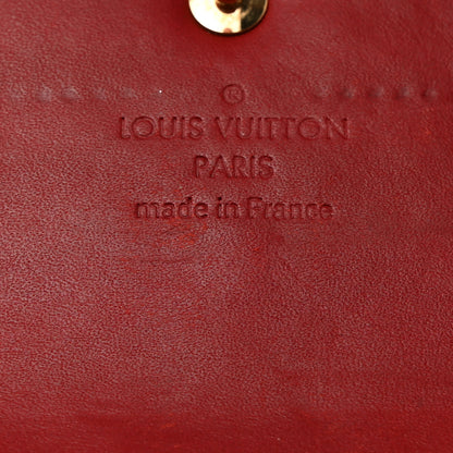 Louis Vuitton Vernis Sarah Wallet Pomme D'Amour 6 of 11