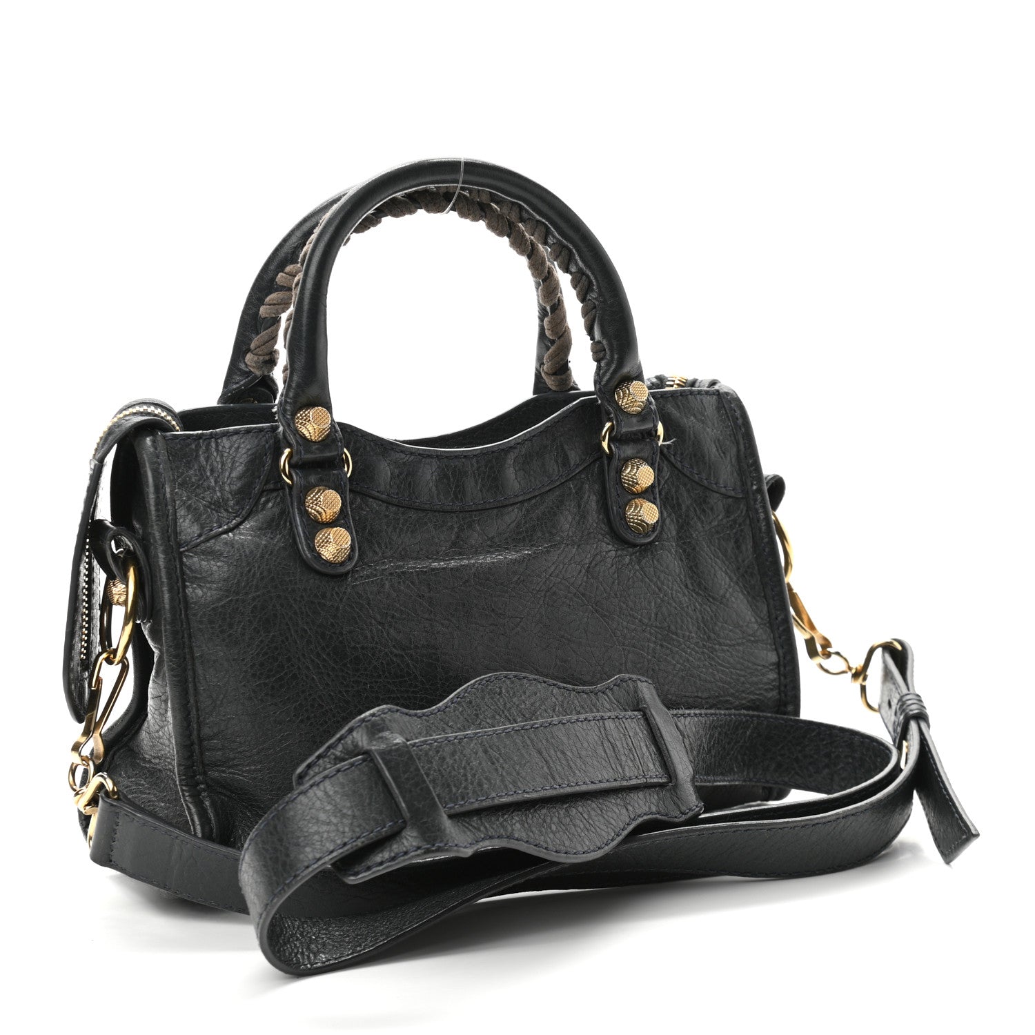 Balenciaga Agneau Giant 12 Gold Hardware Mini City Anthracite 3 of 10