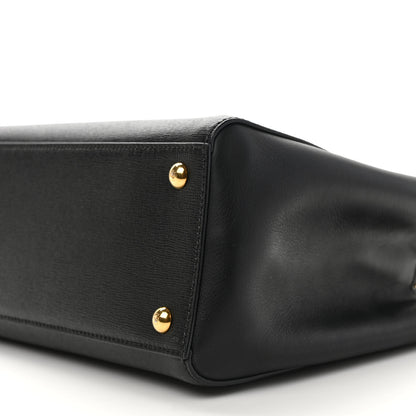 Fendi Vitello Elite Petite 2Jours Tote Black 8 of 8