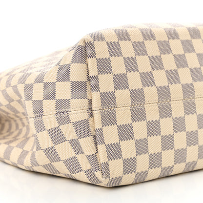 Louis Vuitton Damier Azur Graceful MM Rose Ballerine 9 of 13