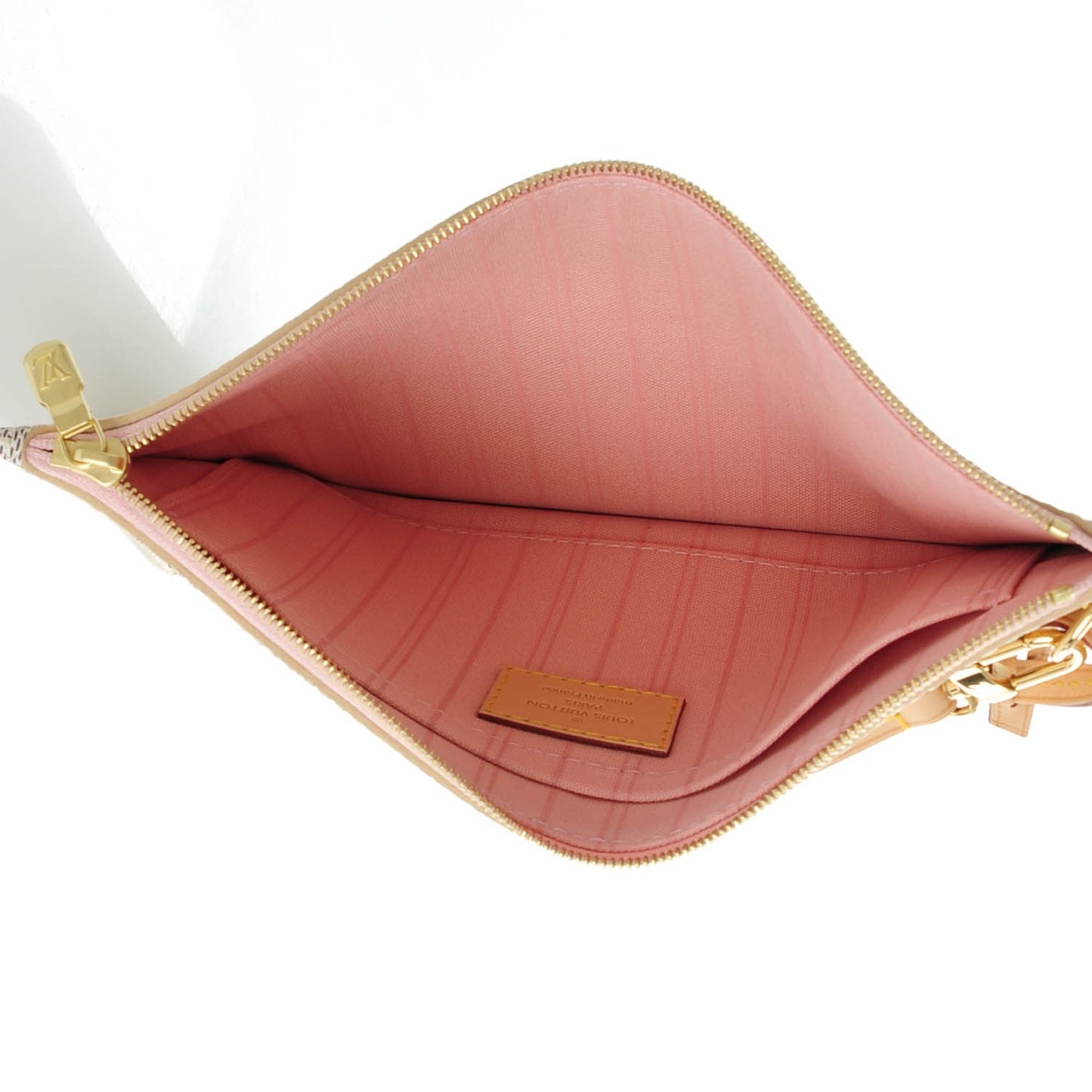 Damier Azur Neverfull MM GM Pochette Rose Ballerine
