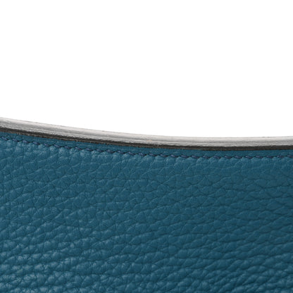 Hermes Taurillon Clemence Jypsiere 31 Bleu Izmir 20 of 21