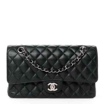 Chanel Caviar Quilted Medium Double Flap Black 1 of 11