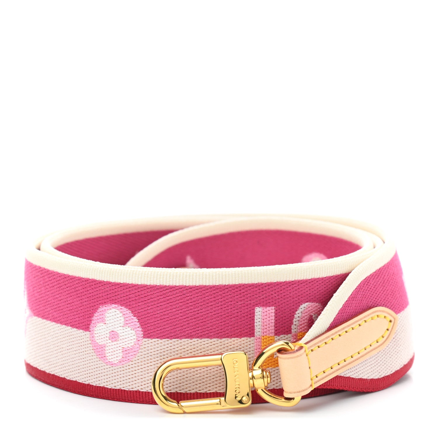 Louis Vuitton Jacquard Speedy Bandouliere 20 Shoulder Strap Fuchsia 1 of 3