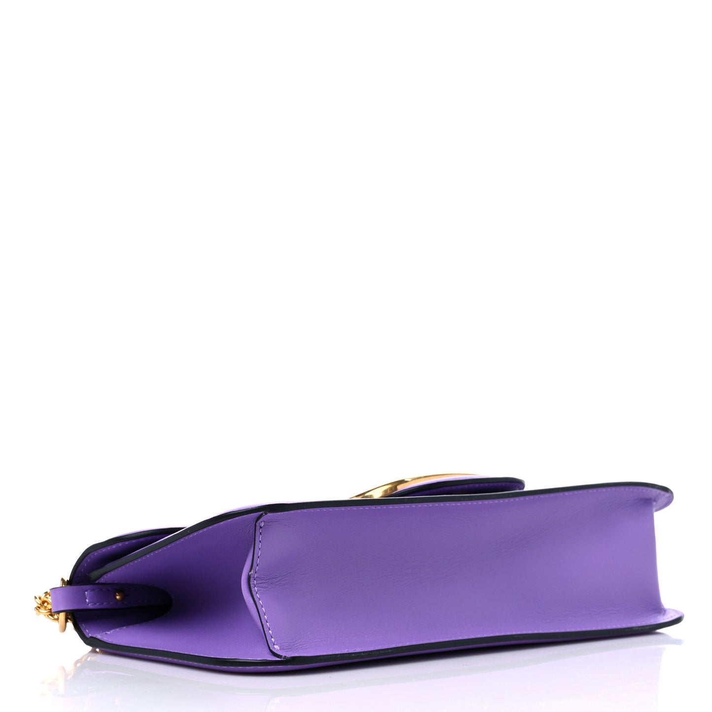 Calfskin Vlogo Loco Shoulder Bag Glicine