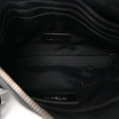 Saint Laurent Suede Calfskin Small Fringe Crossbody Bag Black 5 of 11