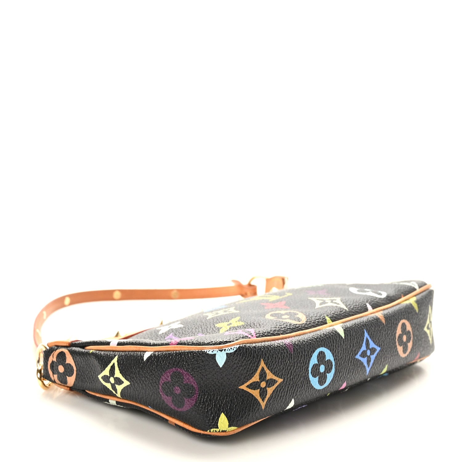 Louis Vuitton Monogram Multicolor Pochette Accessories Black 4 of 10