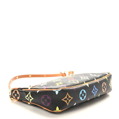 Louis Vuitton Monogram Multicolor Pochette Accessories Black 4 of 10