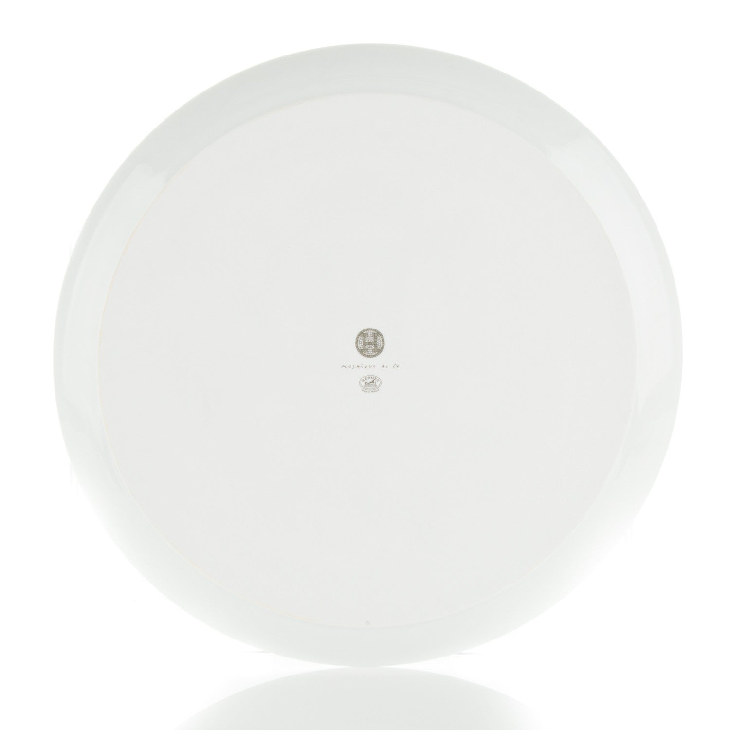Hermes Porcelain Mosaique au 24 Platine Tart Platter 5 of 7