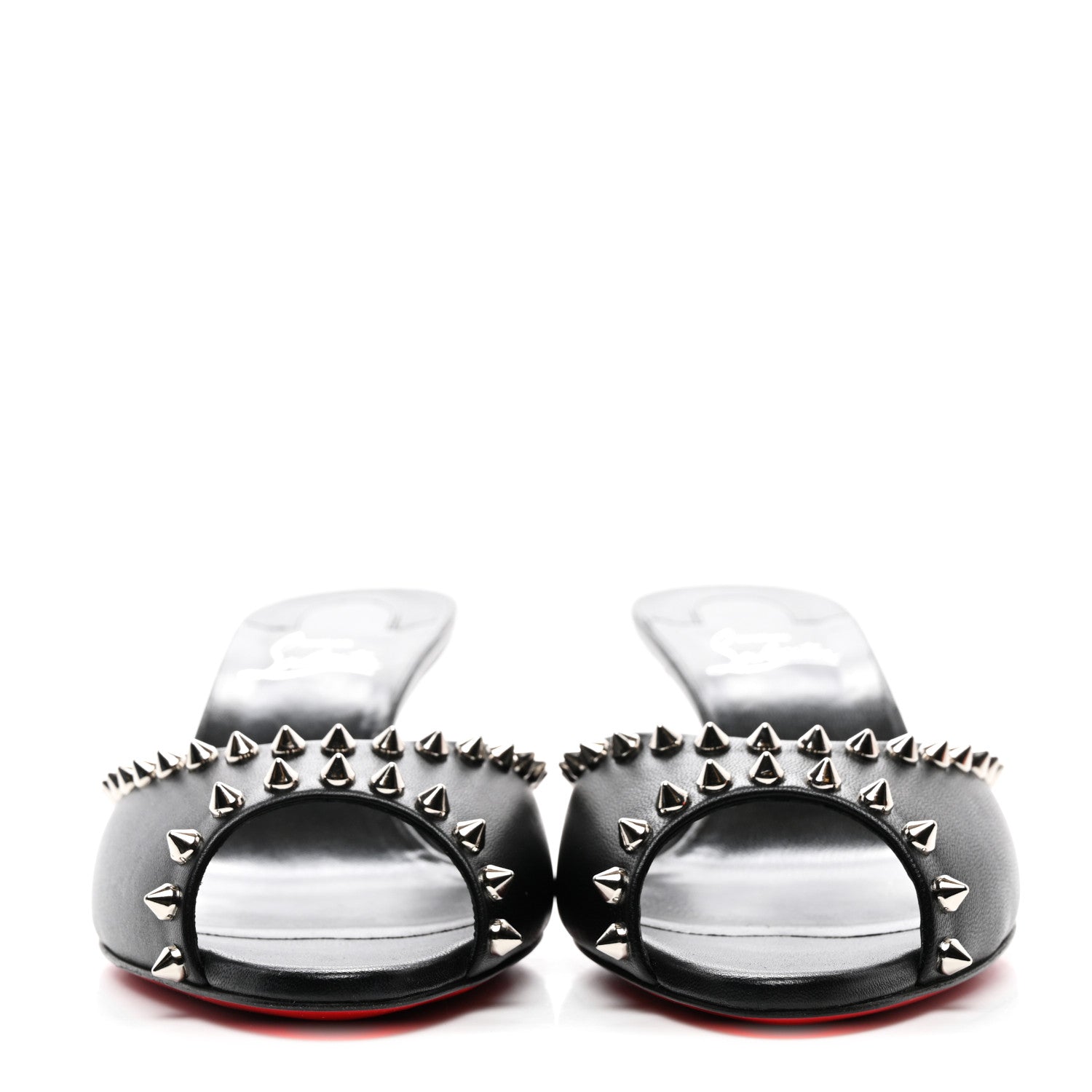 Christian Louboutin Nappa Spike Me Dolly 85 Sandals 40.5 Black 2 of 8