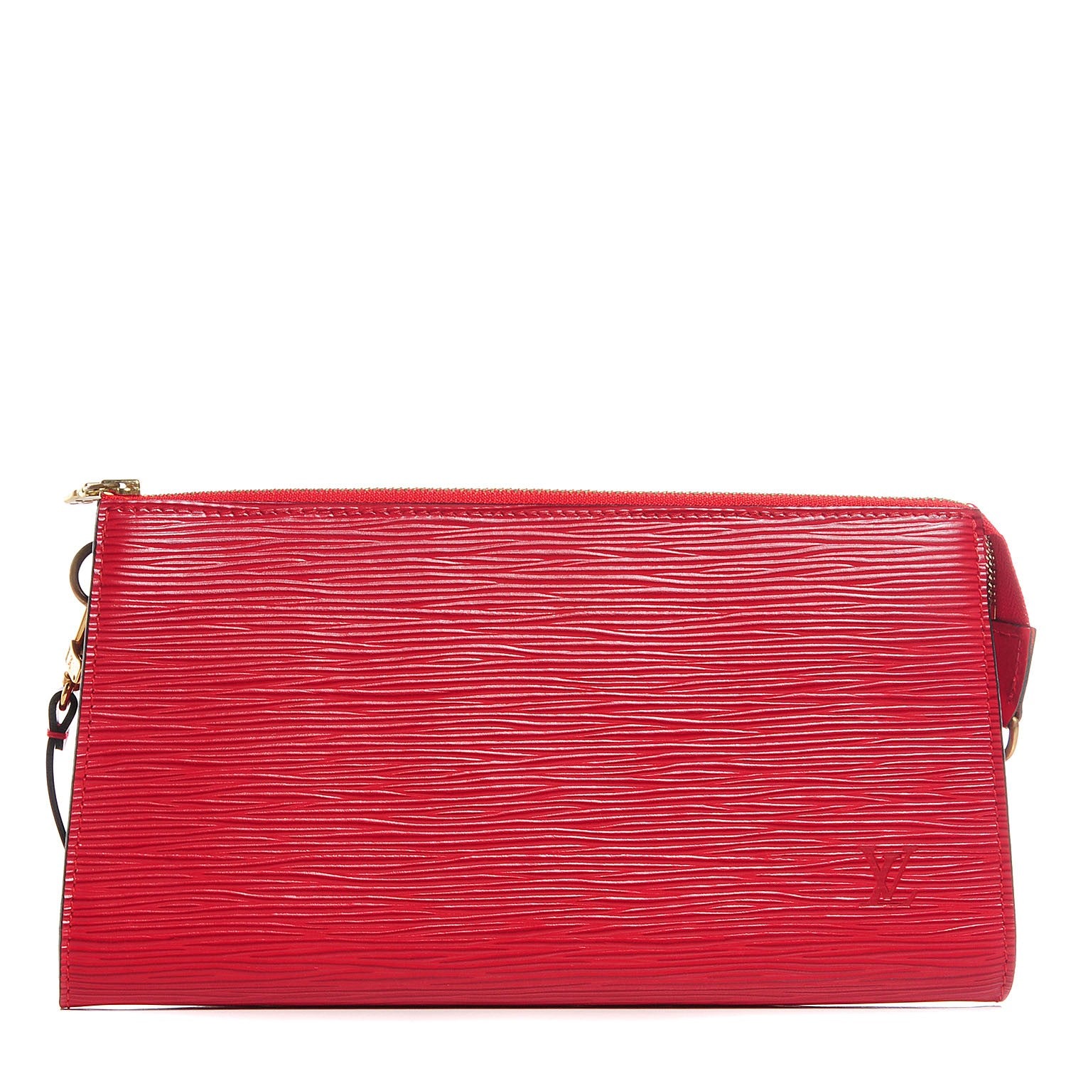 Louis Vuitton Epi Pochette Accessories 24 Castillan Red 1 of 8