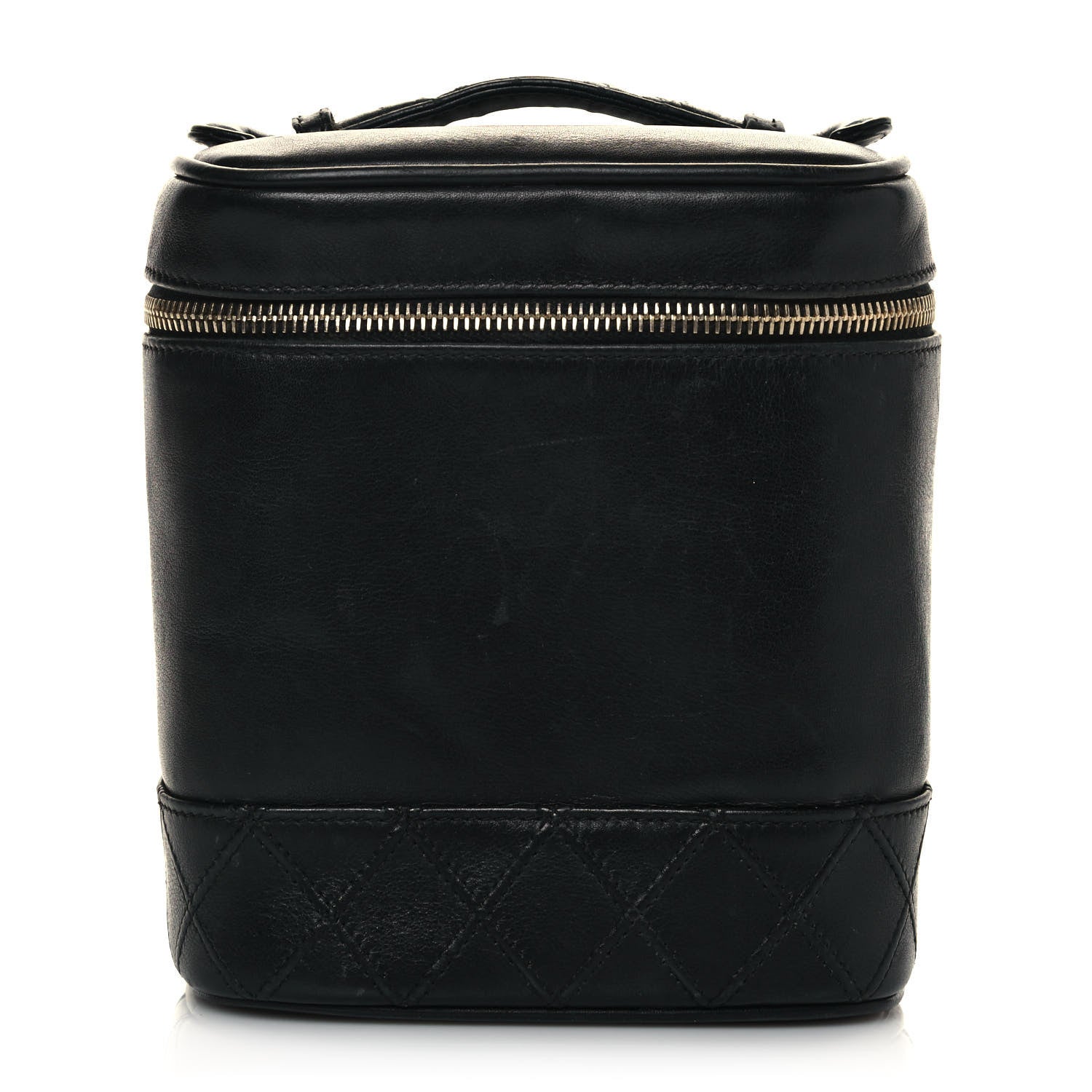 Chanel Calfskin Cosmetic Vanity Bag Black 1 of 19