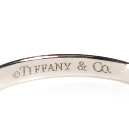 Tiffany Platinum Diamond 2mm Wedding Band Ring 4.5 4 of 6