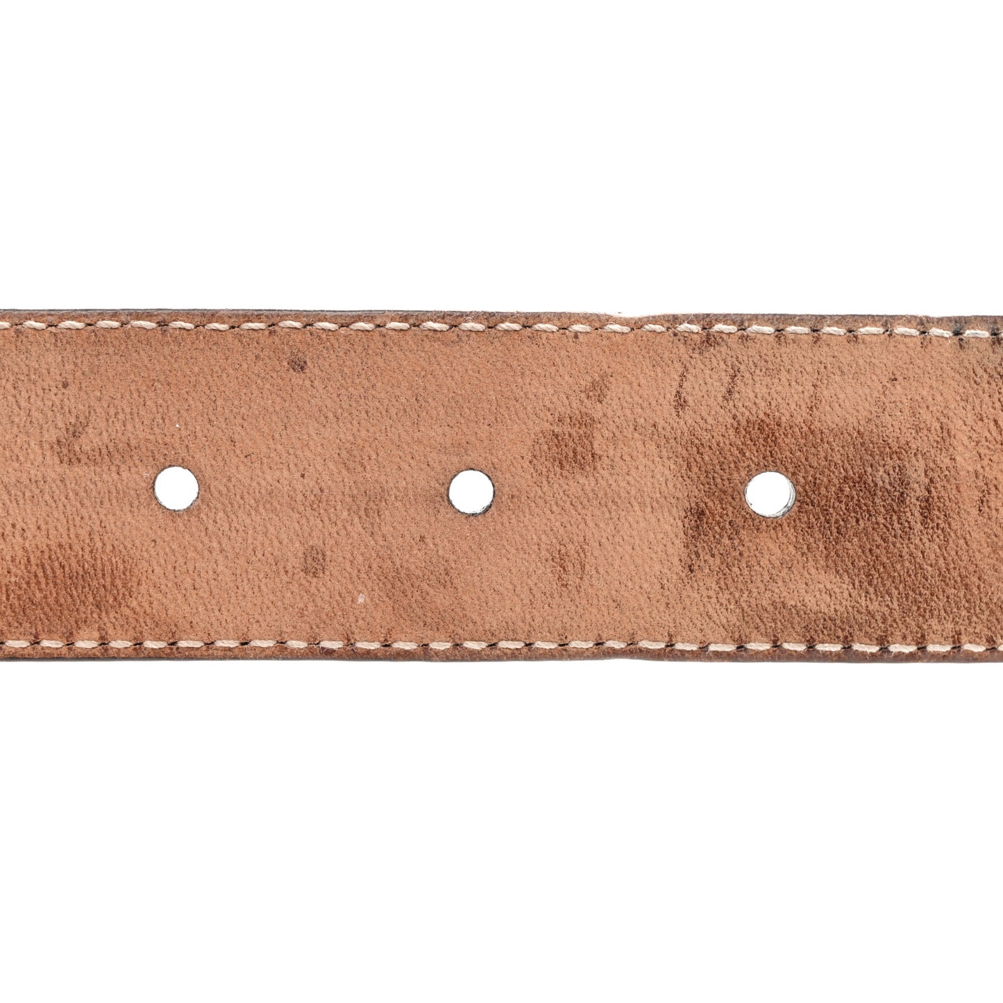Guccissima Interlocking G Belt 85 34 Chocolate