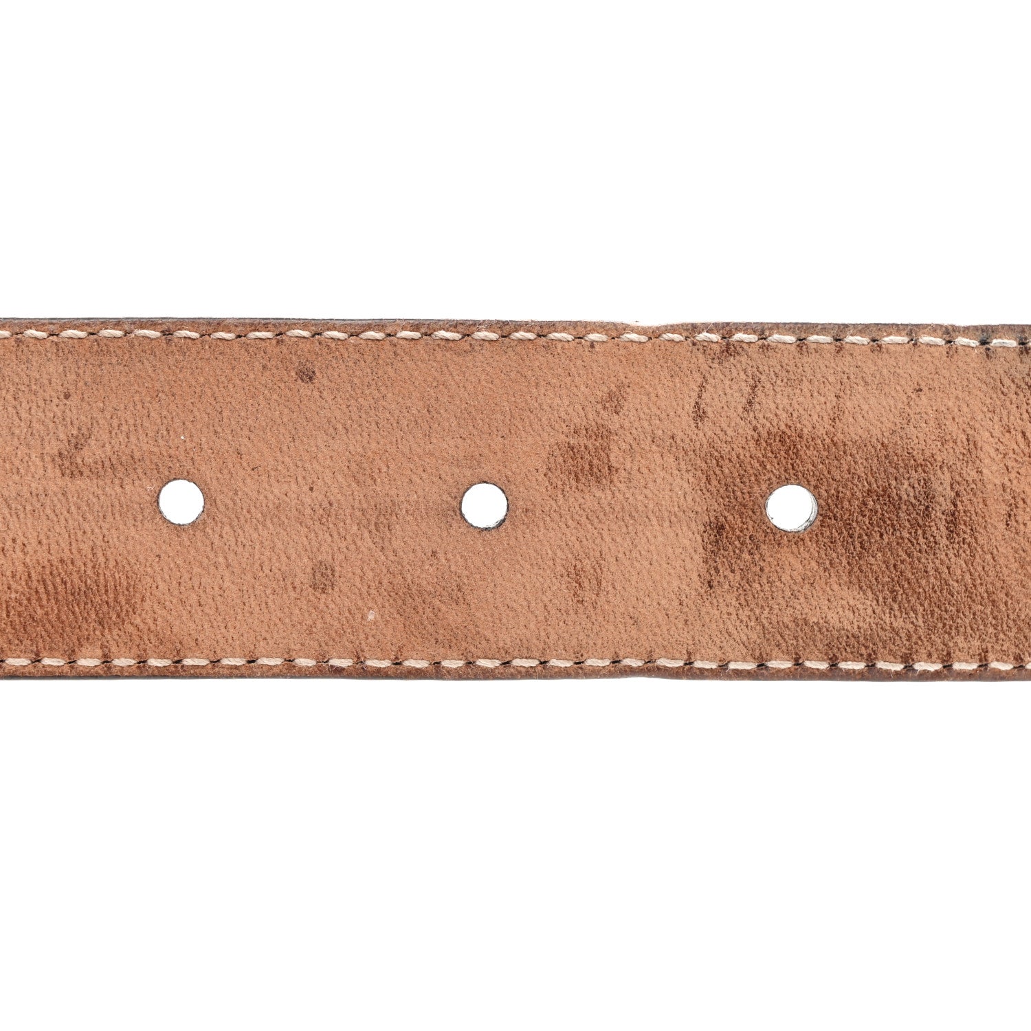 Gucci Guccissima Interlocking G Belt 85 34 Chocolate 5 of 5