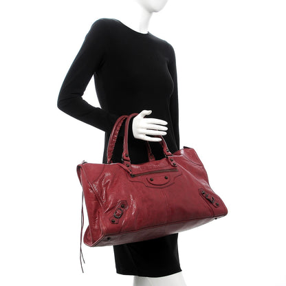 Balenciaga Agneau Classic Hardware Work Cassis 2 of 11