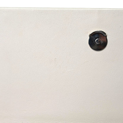 Saint Laurent Calfskin Bead Embellished Kate Monogram Tassel Chain Wallet White 16 of 22