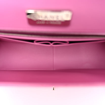 Chanel Alligator Jumbo Double Flap Pink 5 of 11