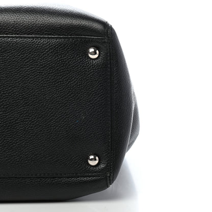 Chanel Calfskin Cerf Executive Shopper Tote Black 9 of 12