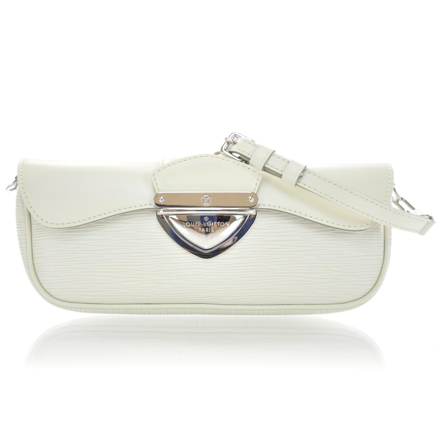Louis Vuitton Epi Montaigne Clutch Ivory 1 of 10