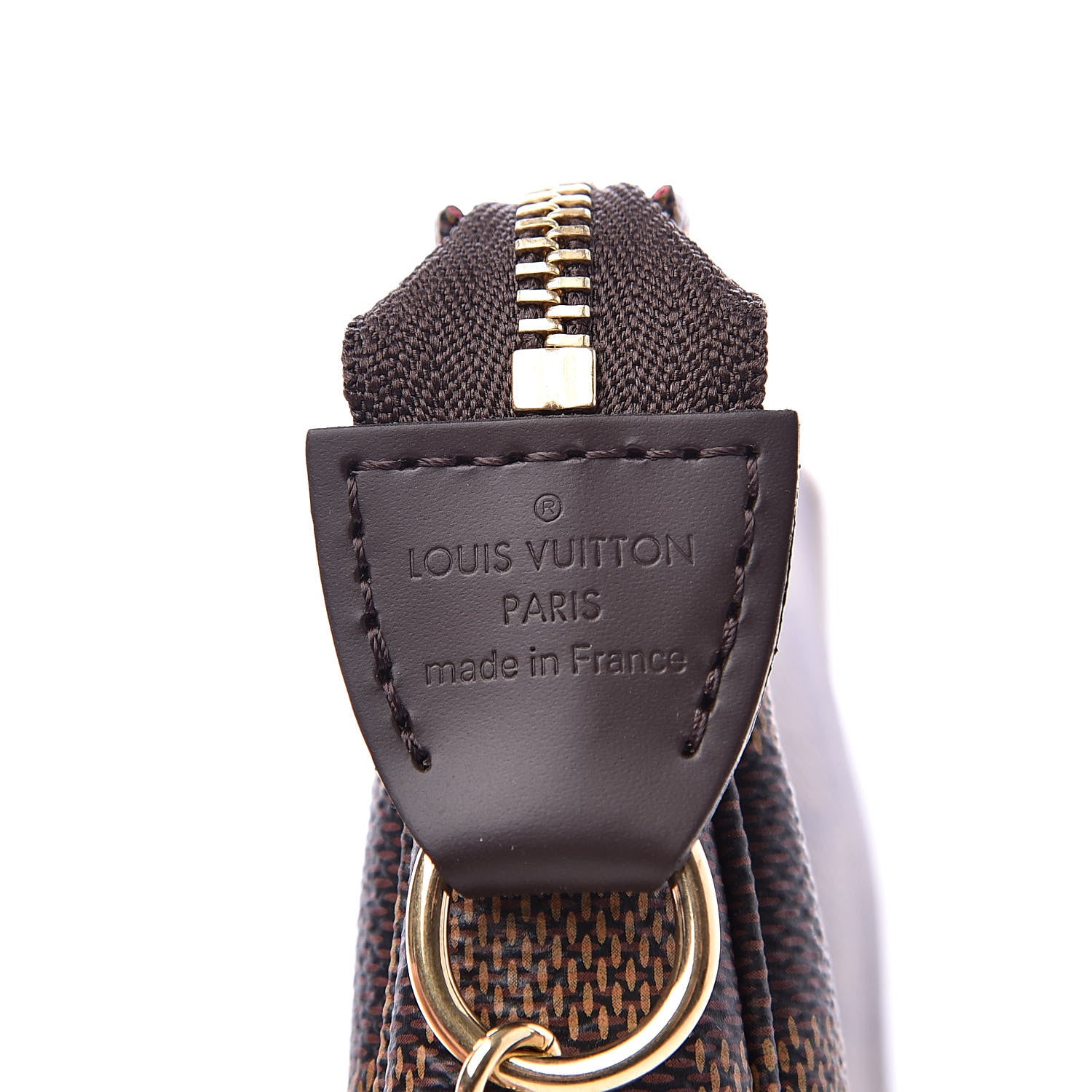 Louis Vuitton Damier Ebene Mini Pochette Accessories 7 of 10