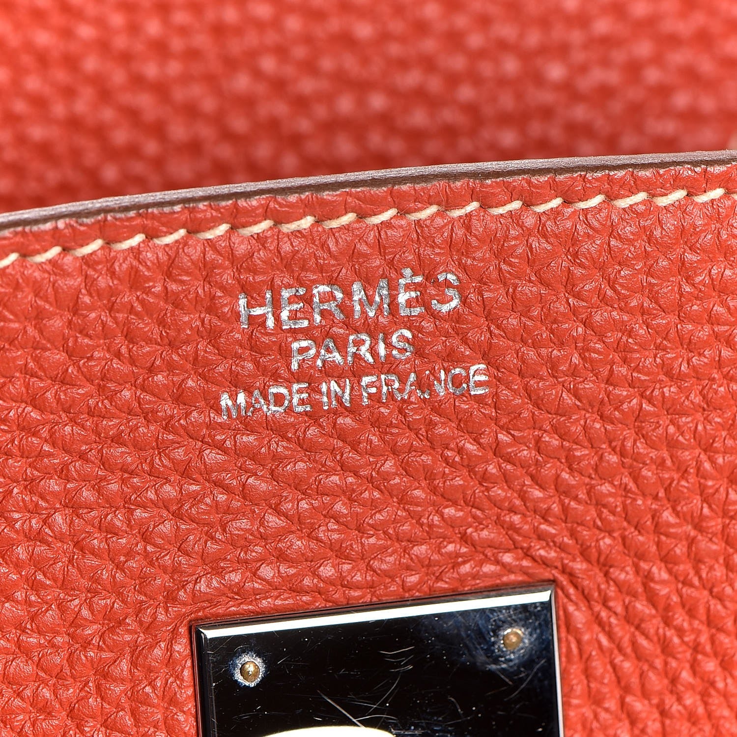 Hermes Togo Birkin 35 Sanguine 21 of 36