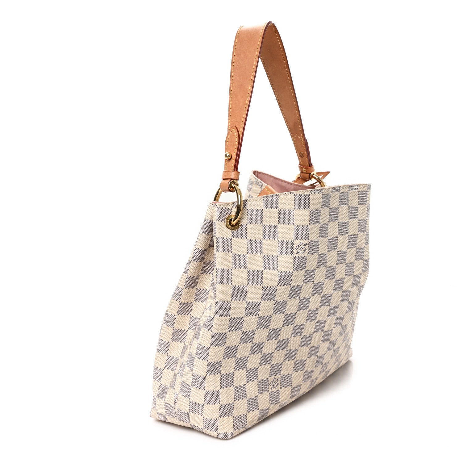 Louis Vuitton Damier Azur Graceful PM Rose Ballerine 3 of 10