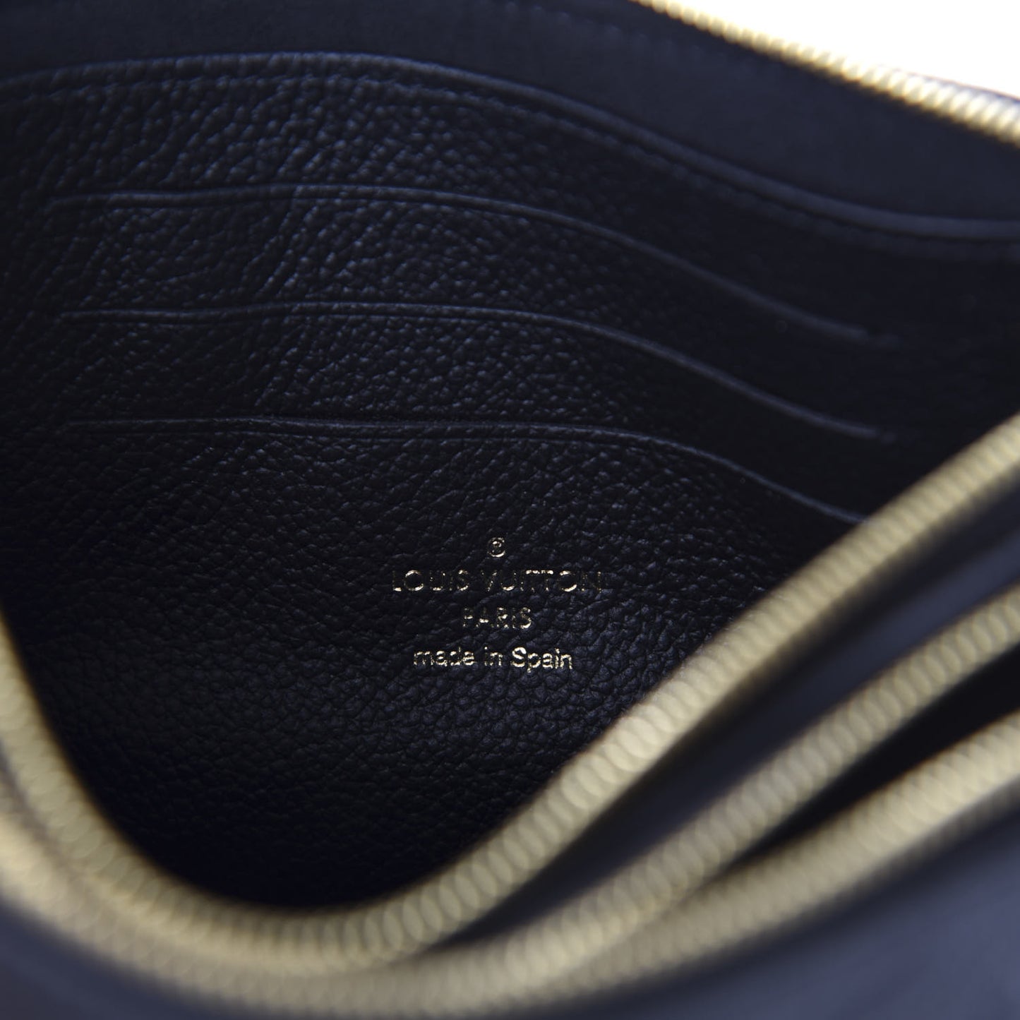 Empreinte Double Zip Pochette Black