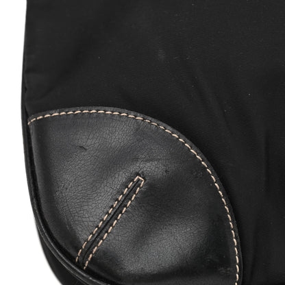 Prada Tessuto Nylon Calfskin Flat Messenger Bag Black 12 of 12