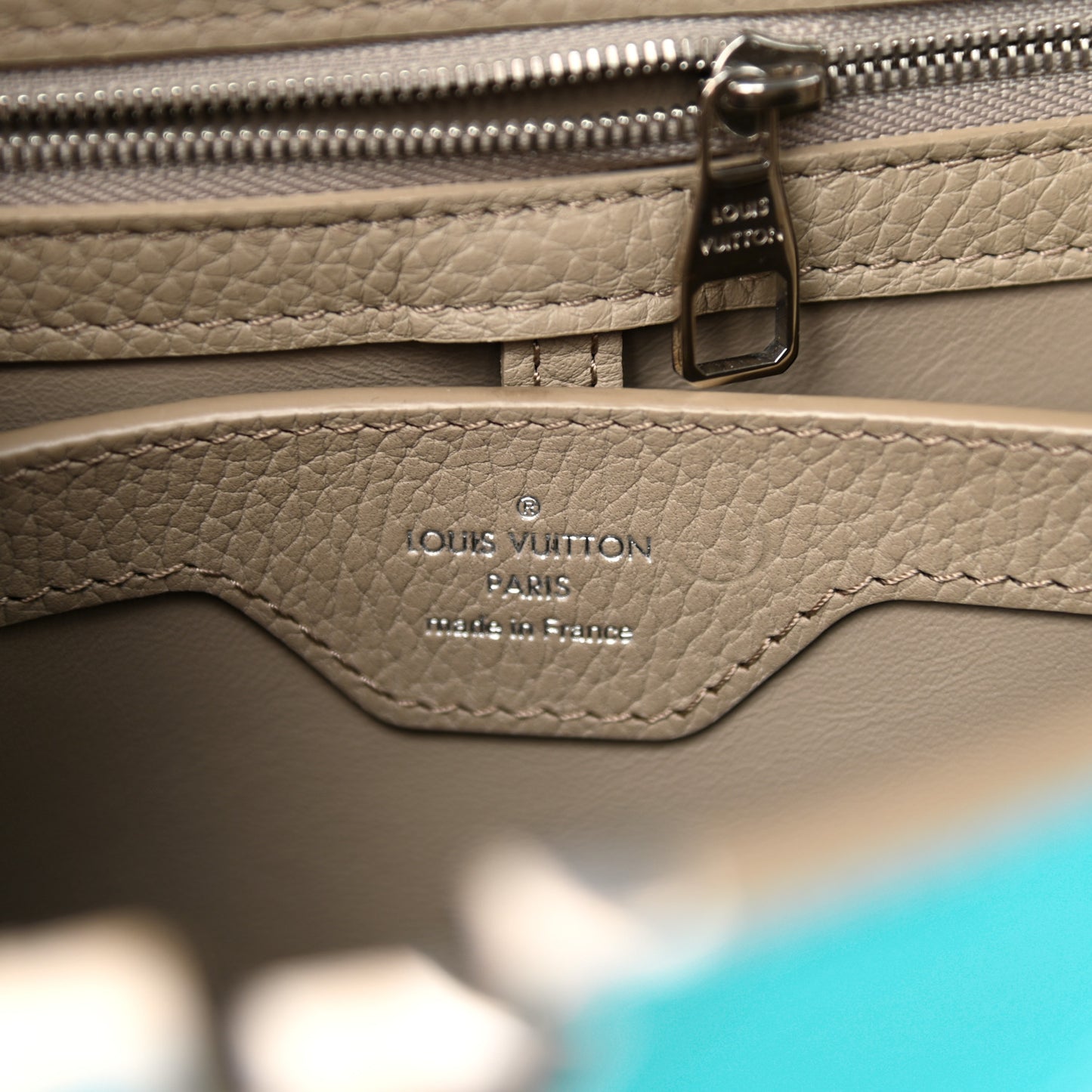 Taurillon Capucines BB Turquoise