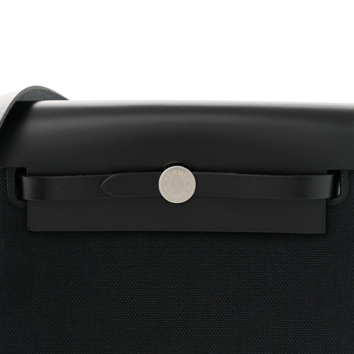 Hermes Military Toile Vache Hunter Herbag Zip Retourne 20 Black 8 of 11