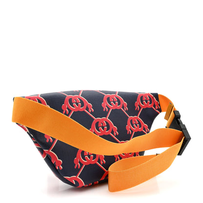 Gucci Coated Canvas Interlocking G Snail Childrens Belt Bag Blue 3 of 9