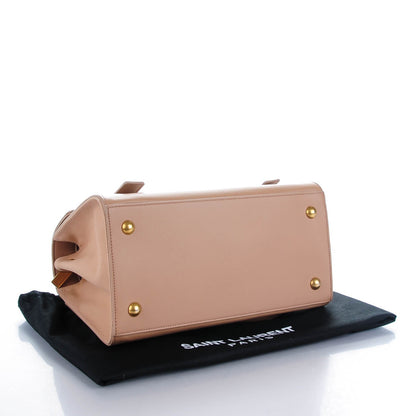 Saint Laurent Calfskin Canvas Small Muse Two Beige 4 of 7