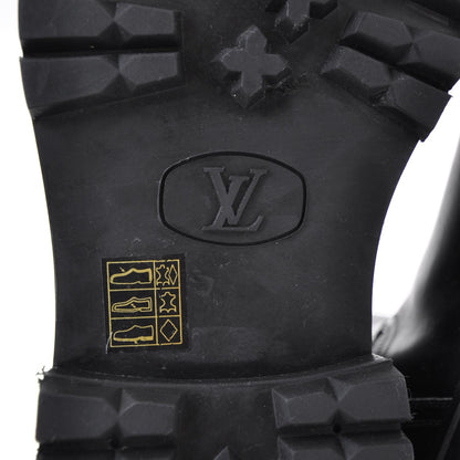 Louis Vuitton Damier Graphite Edgy Biker Boots 8.5 7 of 9