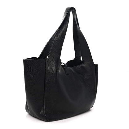 Saint Laurent Grained Deerskin Bea Tote Black 3 of 9