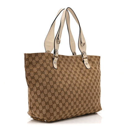 Gucci Monogram Medium Icon Bit Tote Off White 3 of 11