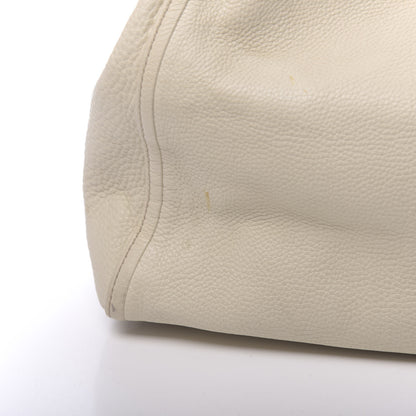 Gucci Pebbled Calfskin Medium Soho Shoulder Bag Off White 17 of 18