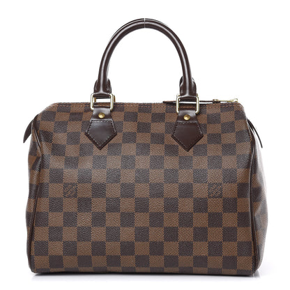 Louis Vuitton Damier Ebene Speedy 25 1 of 15