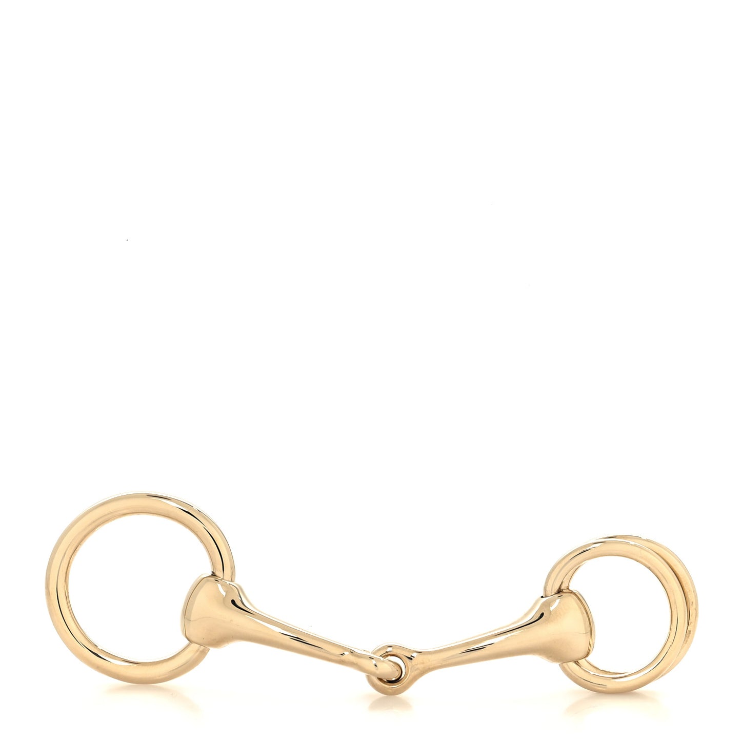 Permabrass Mors Scarf Ring Gold
