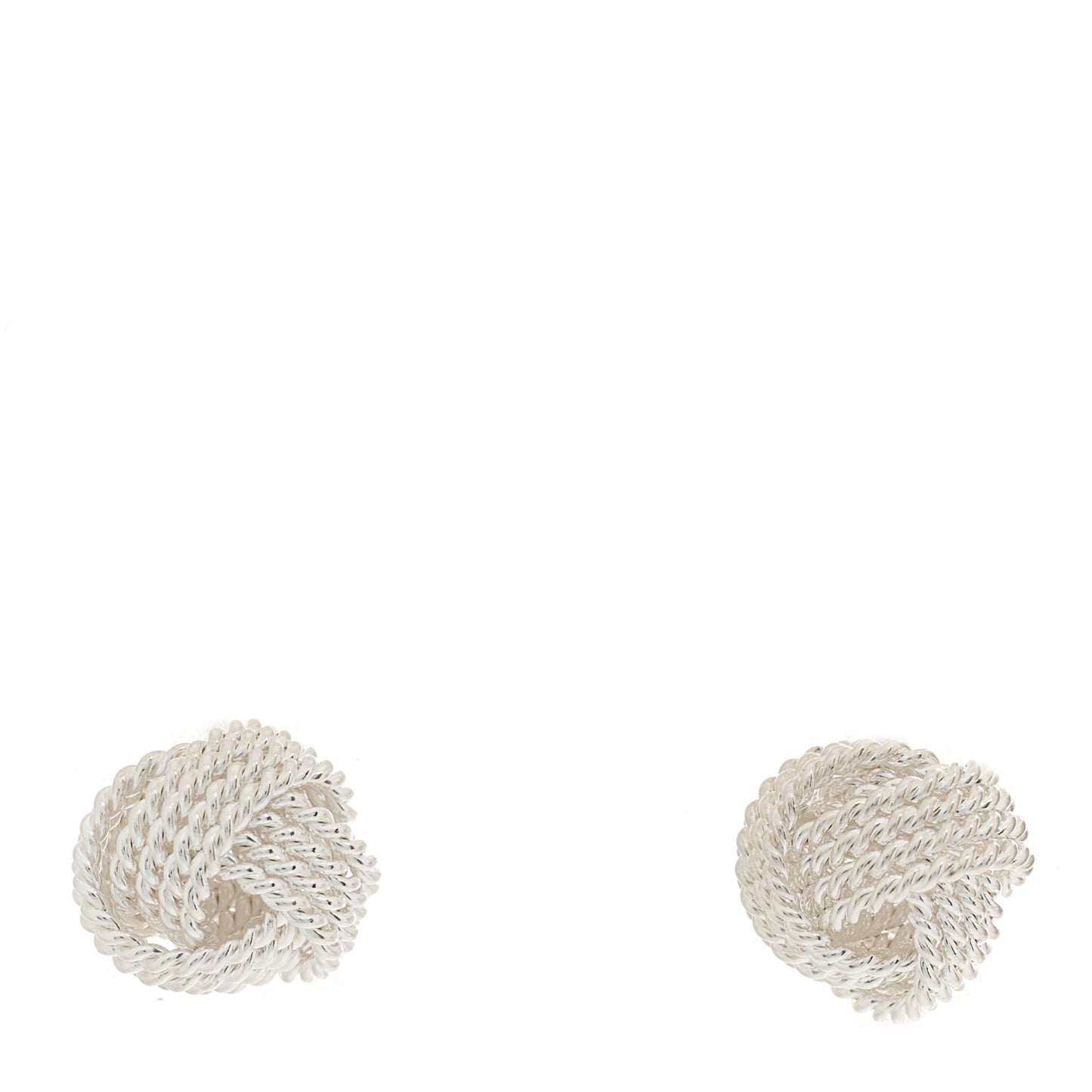 Sterling Silver Twist Knot Earrings
