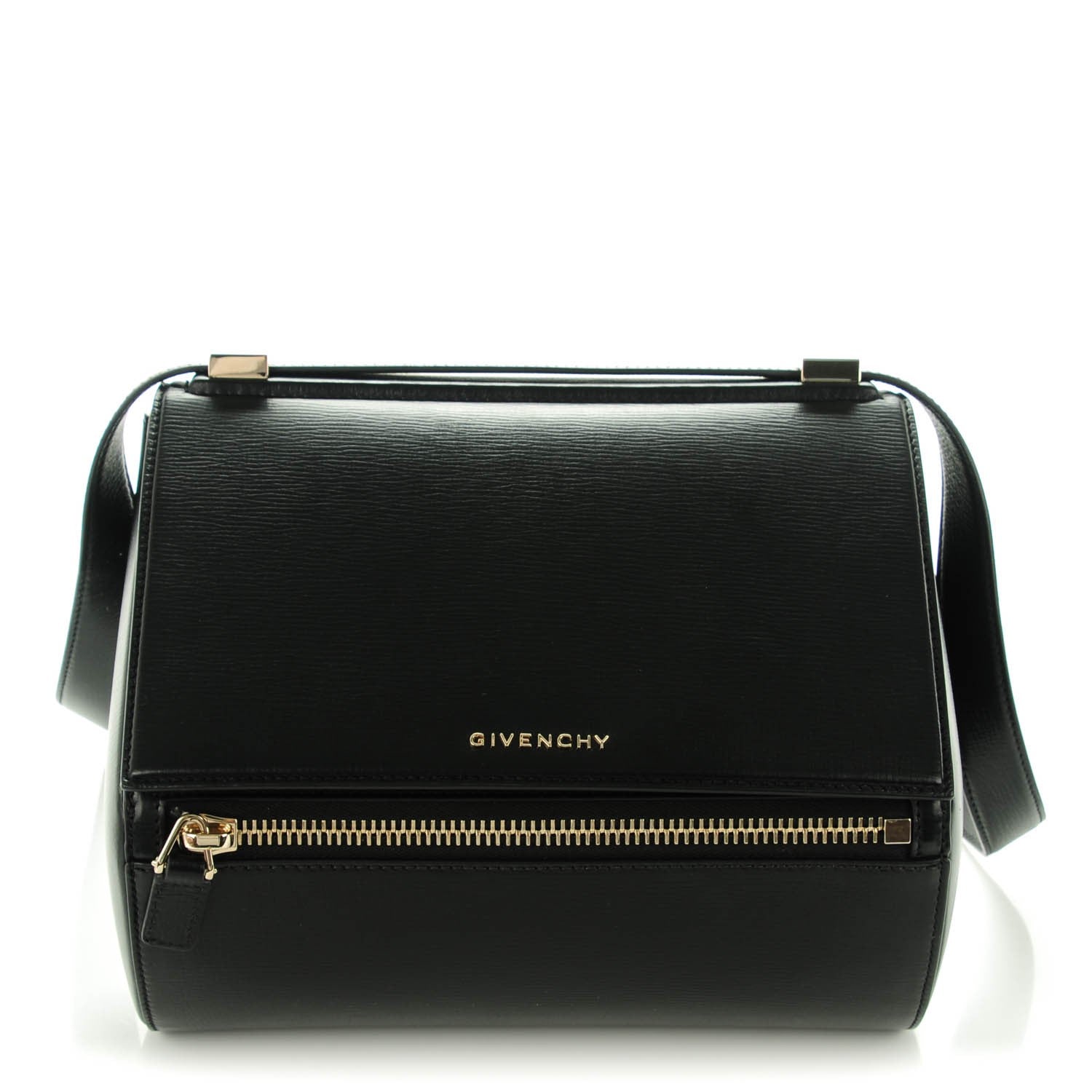 Givenchy Textured Calfskin Medium Pandora Box Crossbody Bag Black 1 of 7
