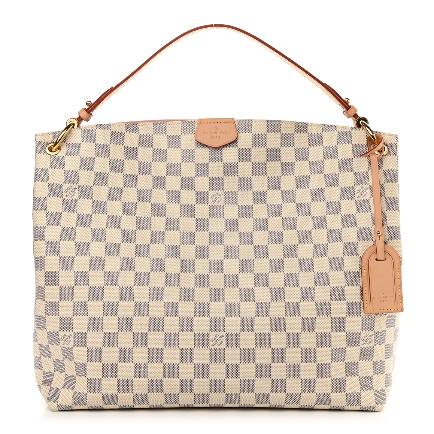 Damier Azur Graceful MM Rose Ballerine