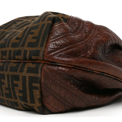 Fendi Zucca Nappa Nuvolata Vitello Tortuga Spy Tobacco Moro 11 of 11