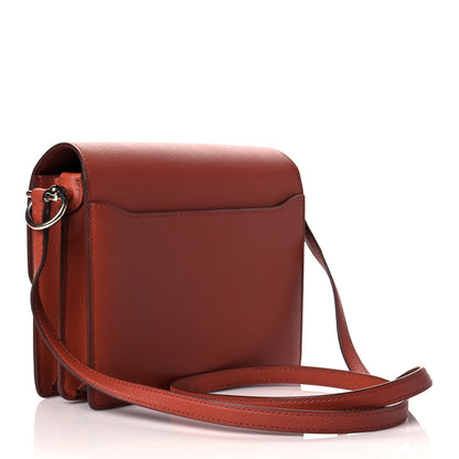 Hermes Evercolor Verso Mini Sac Roulis Brique Caramel 3 of 11
