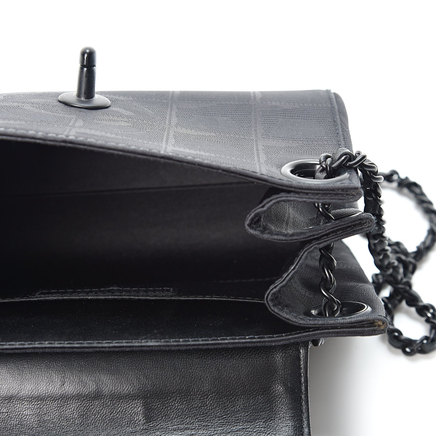 Chanel Nylon Mini Travel Accordion Flap Black 6 of 13