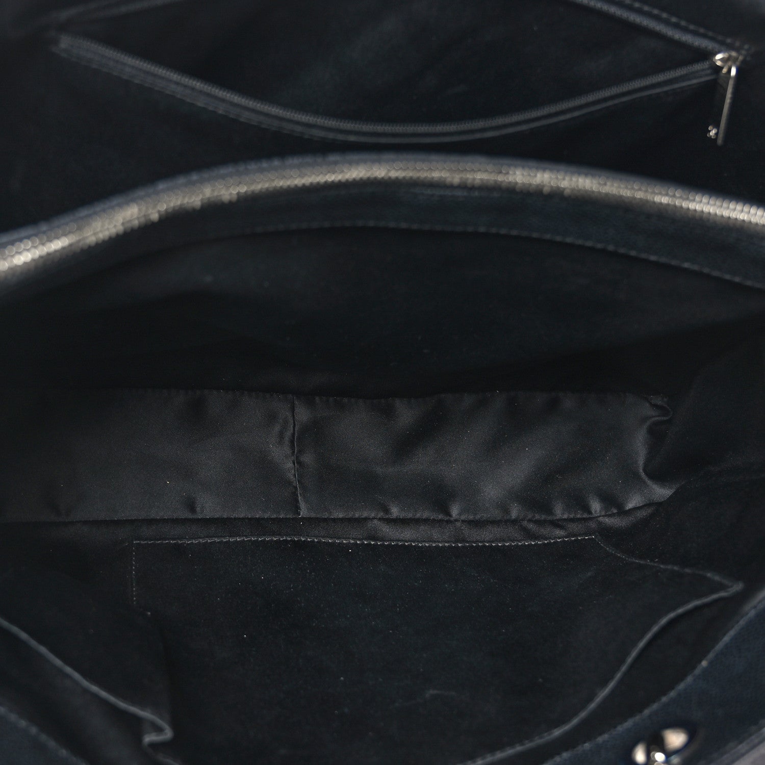 Chanel Caviar Quilted XL Grand Shopping Tote GST Black 5 of 9